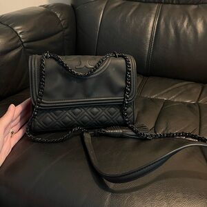 Tory Burch black small purse